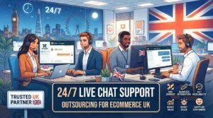 24/7 Live Chat Support Outsourcing For Ecommerce UK
