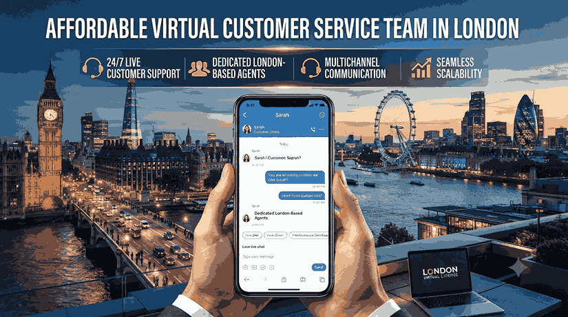 Affordable Virtual Customer Service Team in London