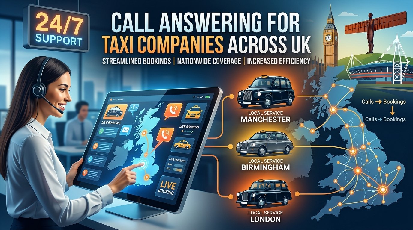 Call Answering For taxi companies Across UK