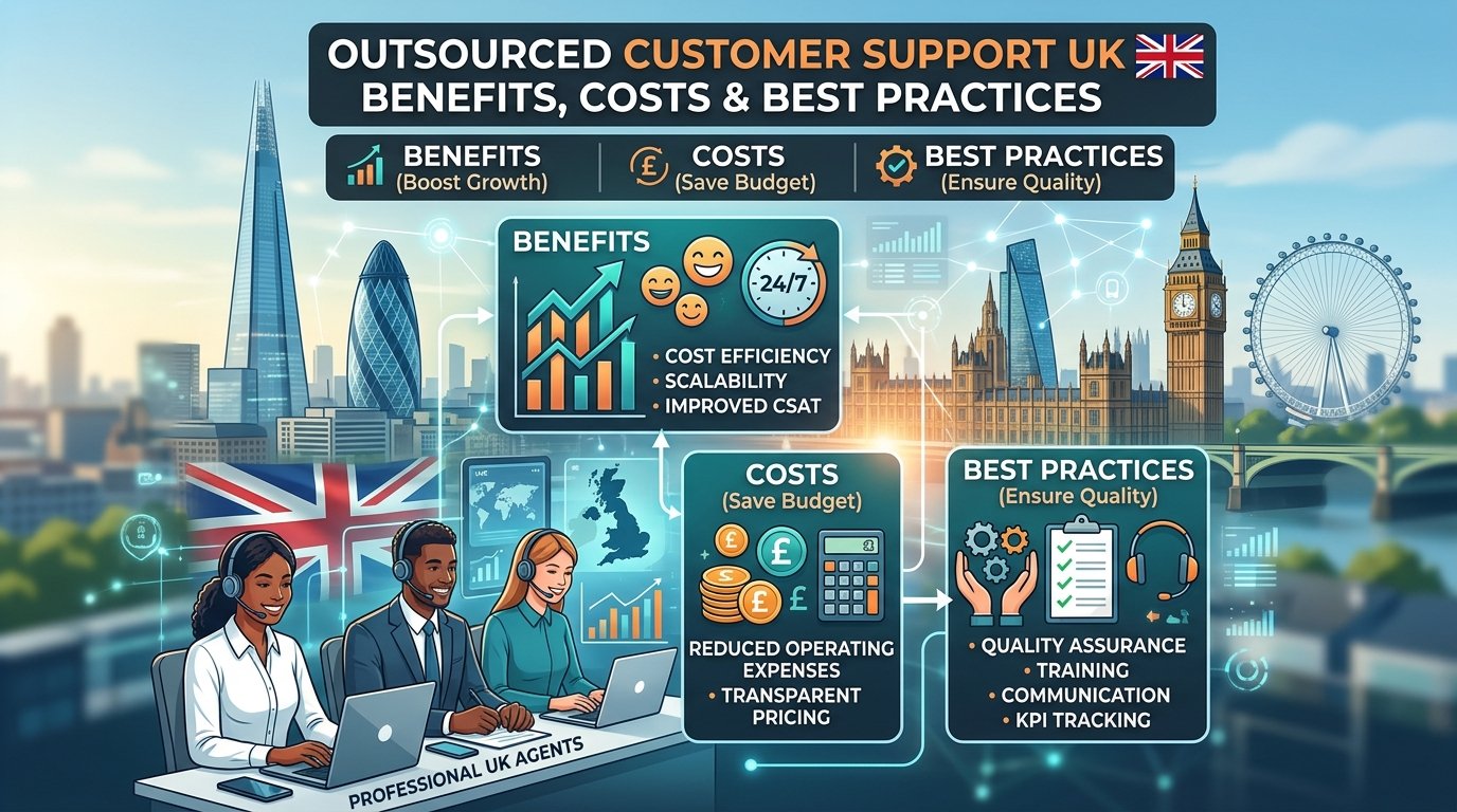 Outsourced Customer Support UK: Benefits, Costs & Best Practices
