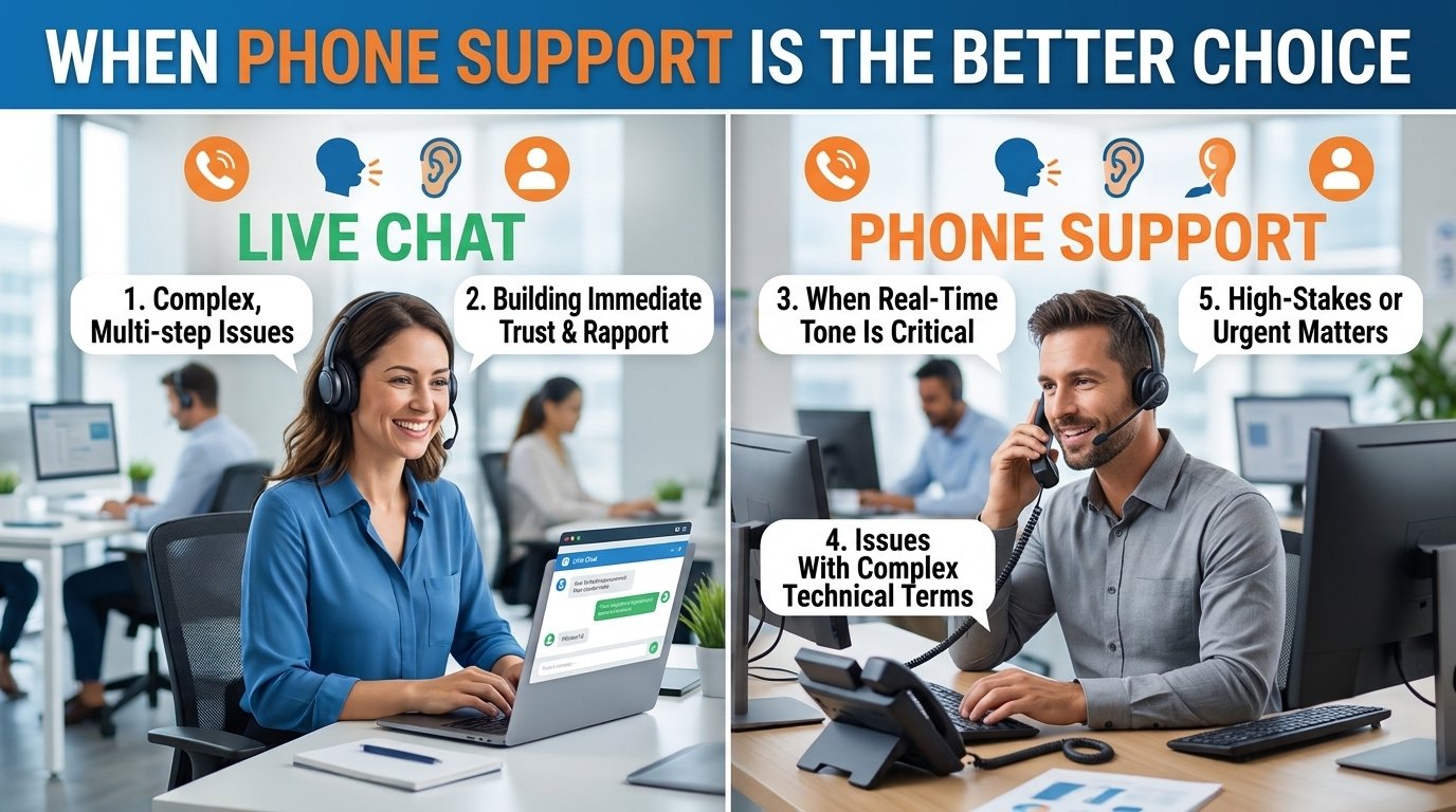 Live Chat vs Phone Support: Which Is Right for Your Business? 